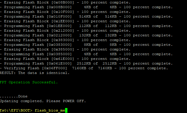 BIOS Flashing Process