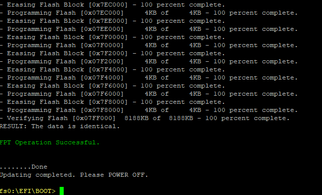 BIOS Flashing Process