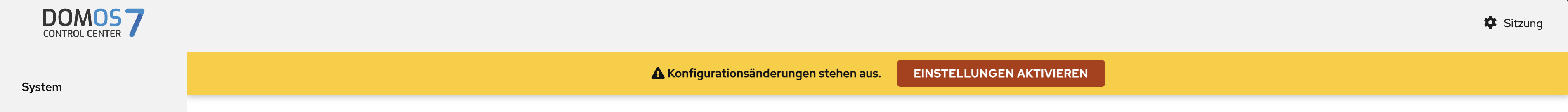 Einstellungen aktivieren
