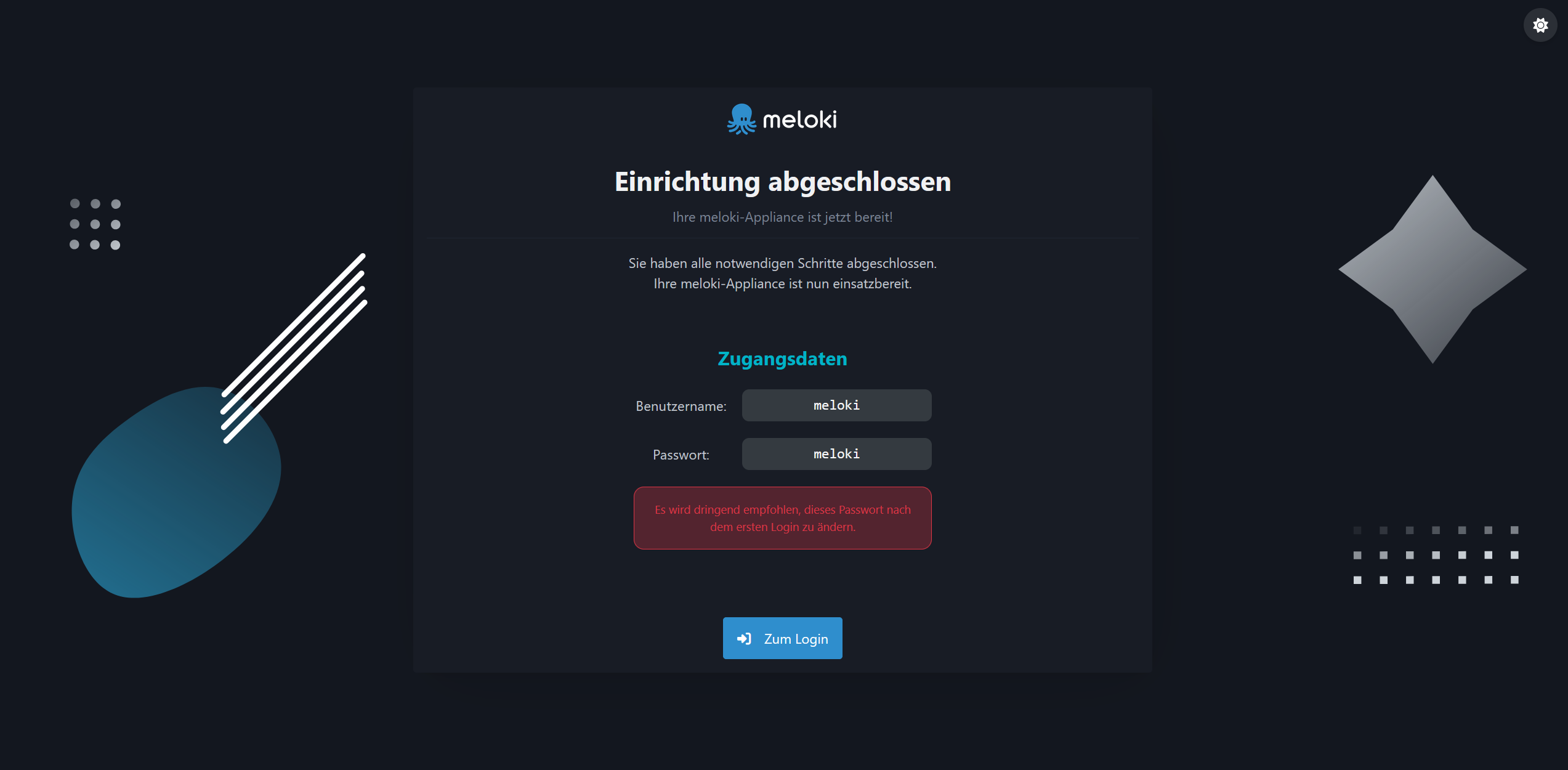Assistent abschließen