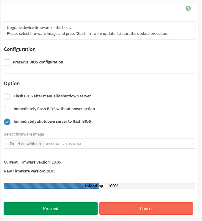 BIOS Flashing Process