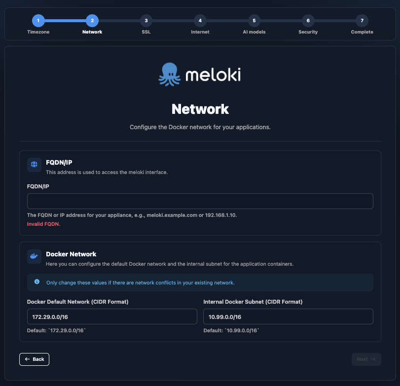 Configure FQDN