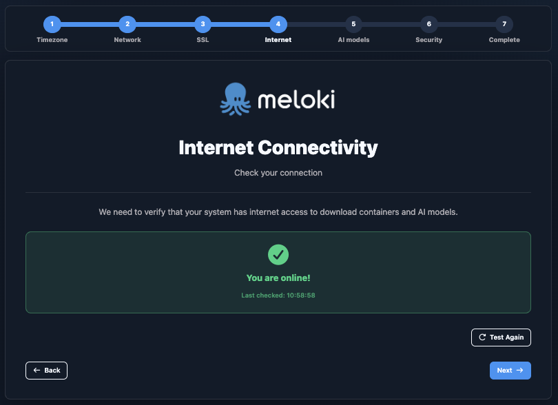Check Internet Connection